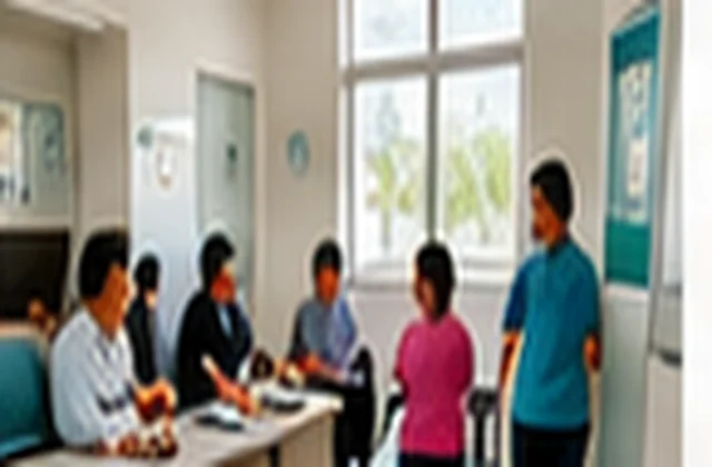 Sala de atendimento da unidade de saúde de Alfredo Marcondes